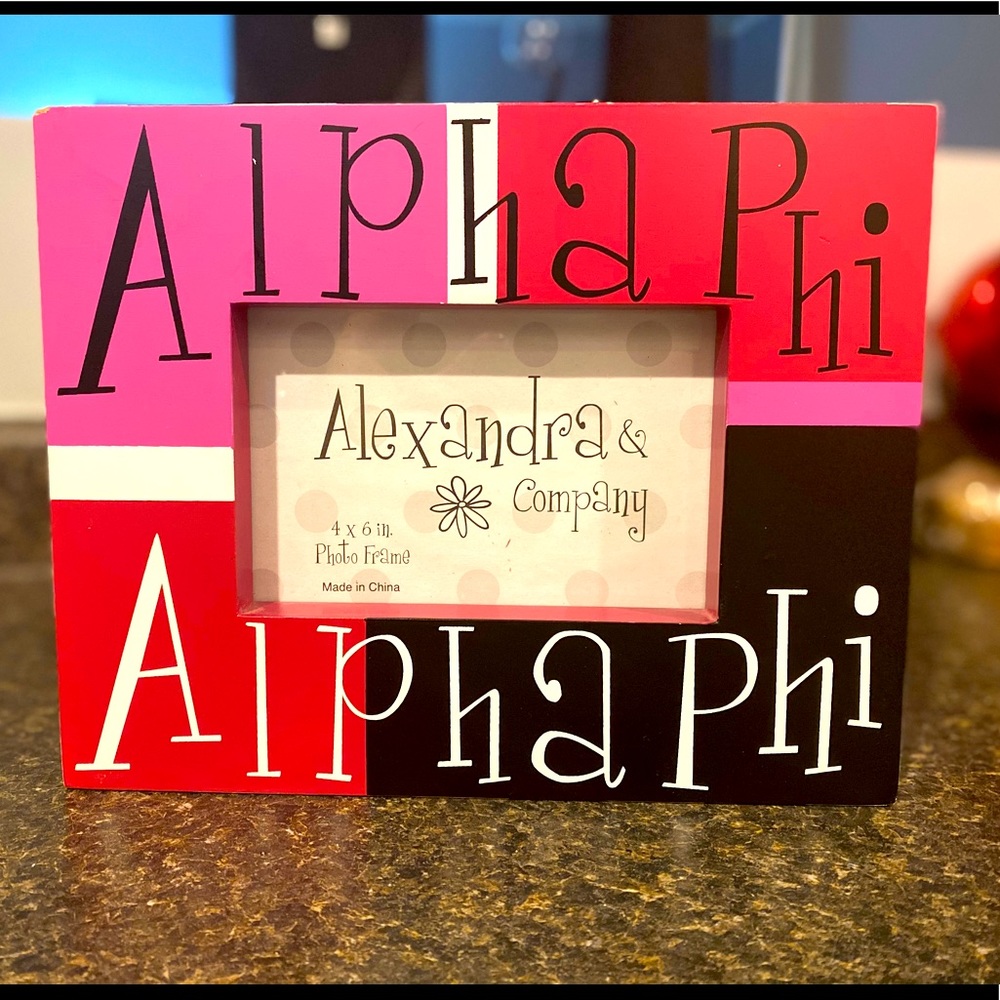 Alpha Phi Picture Frame